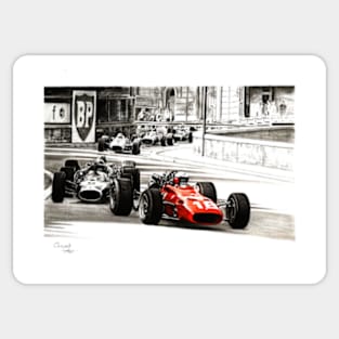 Ferrari 312F1 1967 Lorenzo Bandini Sticker